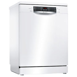Bosch SMS46IW04G Freestanding Dishwasher, White